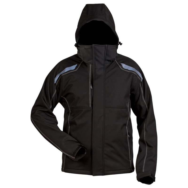 1 Stück ELYSEE Softshell-Jacke aus hochwertigem Material in Schwarz
