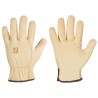 60 Paar Cameron Stronghand Handschuhe aus Rind-Nappa-Leder in Beige, Schutzklasse CAT 2