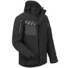 1 Stück ELYSEE Winter-Softshelljacke in Schwarz aus hochwertigem, winddichtem Material für optimalen Kälteschutz