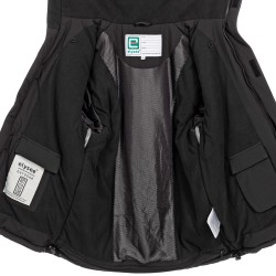 1 Stück ELYSEE Winter-Softshelljacke in Schwarz aus hochwertigem, winddichtem Material für optimalen Kälteschutz