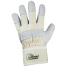 120 Paar MAMBA STRONGHAND® Handschuhe aus Rind-Spaltleder in Natur, Sicherheitsklasse CAT 2