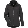 1 Stück CRAFTLAND Damen-Softshelljacke aus hochwertigem Material in Schwarz/Grau für optimalen Tragekomfort