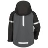 1 Stück CRAFTLAND Softshelljacke für Kinder aus grauem, schwarzem und neongrünem Material