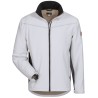 1 Stück CRAFTLAND Softshelljacke, weiss/grau, atmungsaktiv, winddicht und wasserabweisend, ideal für