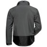 1 Stück ELYSEE Softshelljacke aus grau-schwarzem Material für optimalen Komfort und Schutz