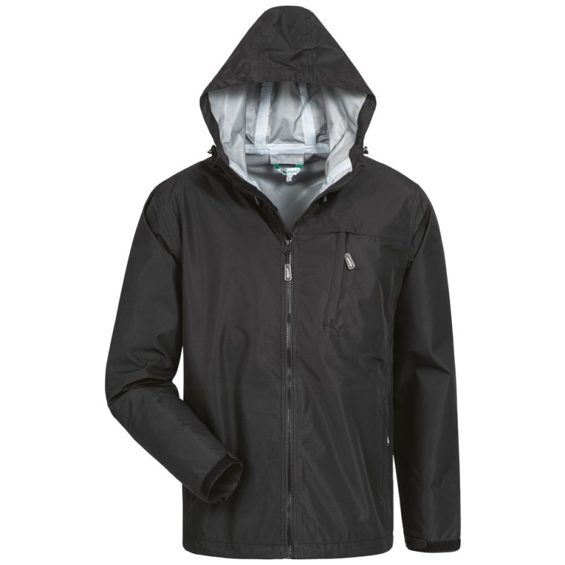 1 Stück ELYSEE Regenjacke aus wasserabweisendem Material in Schwarz für optimalen Wetterschutz