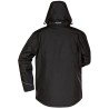 1 Stück Burnley Winterparka aus wasserabweisendem Stoff in Schwarz für optimalen Schutz bei kaltem Wetter