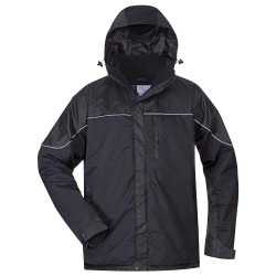 1 Stück CRAFTLAND 3-in-1 Outdoorjacke aus hochwertigem Material in Schwarz