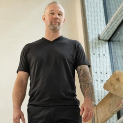 1 Stück ELYSEE Funktions-T-Shirt aus atmungsaktivem Material in Schwarz