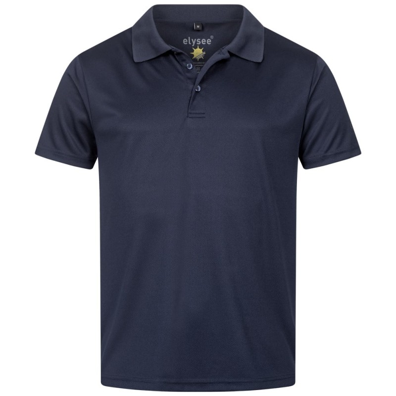 1 Stück ELYSEE Funktions-Polo-Shirt aus atmungsaktivem Material in Marineblau