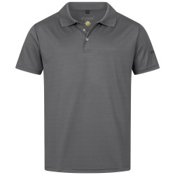 1 Stück ELYSEE Funktions-Polo-Shirt aus atmungsaktivem Material in Grau