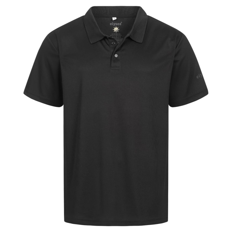 1 Stück ELYSEE Funktions-Polo-Shirt aus hochwertigem Material in Schwarz