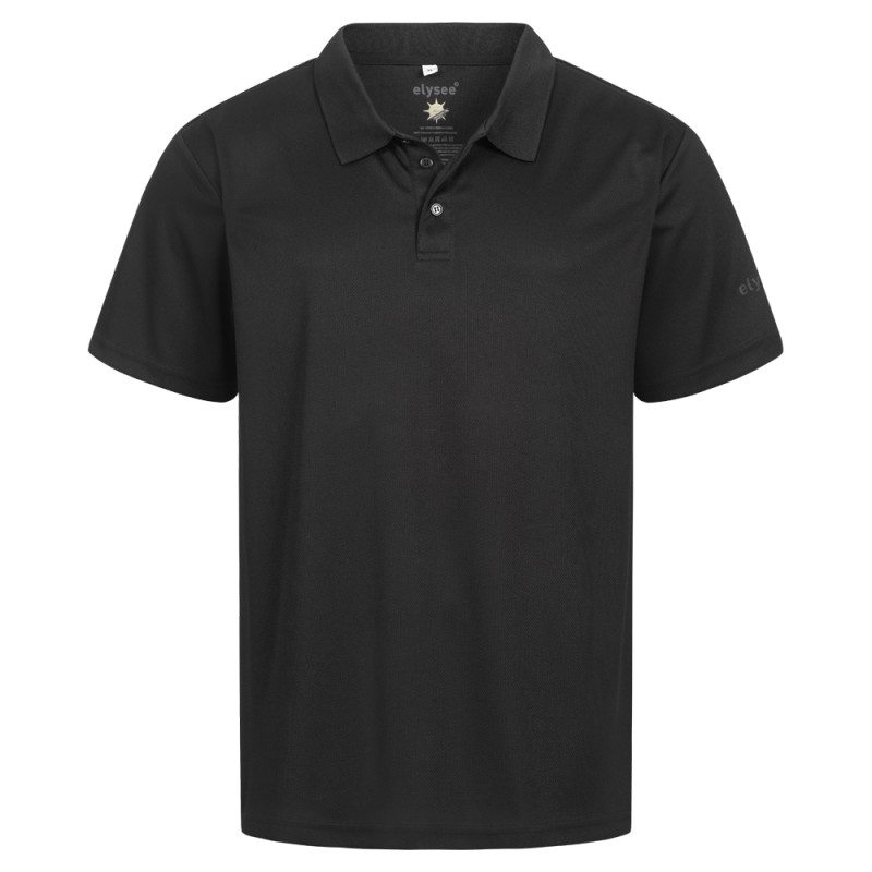 1 Stück ELYSEE Funktions-Polo-Shirt aus hochwertigem Material in Schwarz