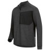1 Stück ELYSEE Funktions-Troyer aus grauem Melange-Material in Schwarz