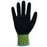 120 Paar Multi Season Opti Flex Handschuhe aus Polyester, Baumwolle und Elastan, grün-schwarz, Kategorie 2