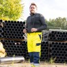 1 Stück ELYSEE Funktions-Troyer aus grauem Melange-Material in Schwarz