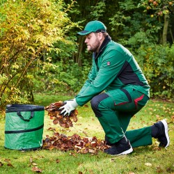 120 Paar Multi Season Opti Flex Handschuhe aus Polyester, Baumwolle und Elastan, grün-schwarz, Kategorie 2