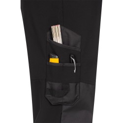 1 Stück ELYSEE Stretch-Bundhose EN 13758-2 aus schwarzem Material