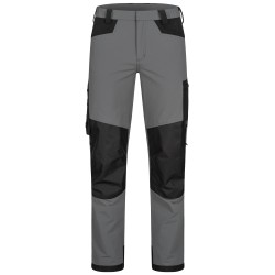 1 Stück ELYSEE Stretch-Bundhose grau/schwarz EN 13758-2 aus strapazierfähigem Material für optimalen Tragekomfort