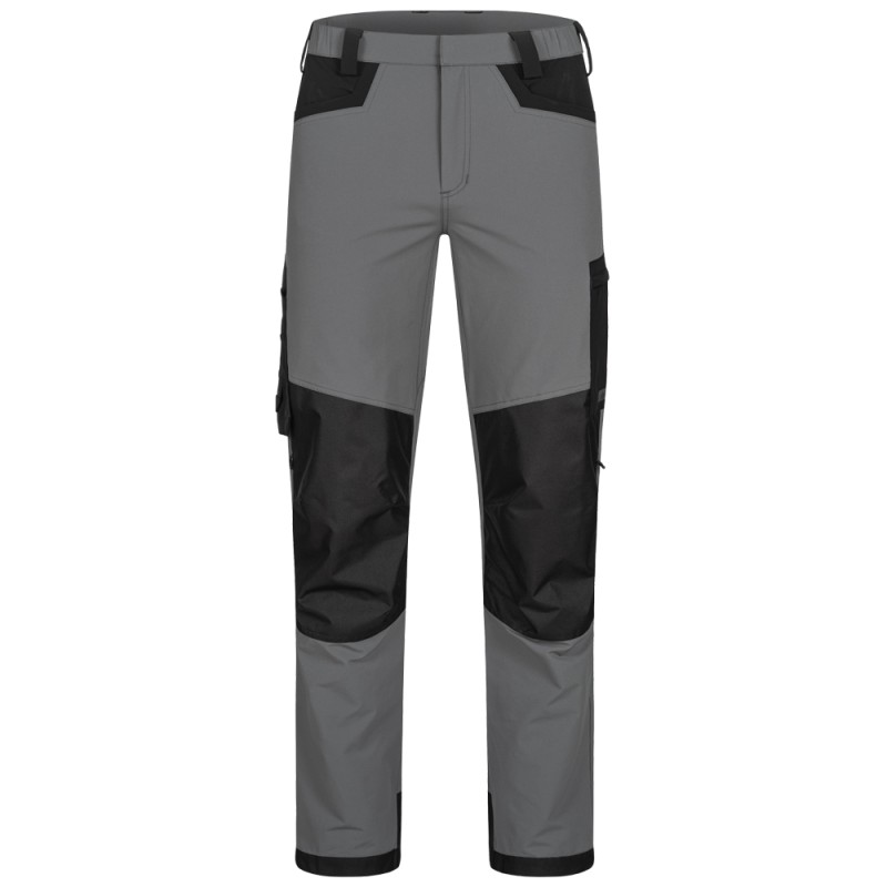 1 Stück ELYSEE Stretch-Bundhose grau/schwarz EN 13758-2 aus strapazierfähigem Material für optimalen Tragekomfort