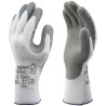 120 Paar SHOWA 451 Strickhandschuhe aus Polyacryl-BW-PE mit Latexbeschichtung in Grau, CAT 2
