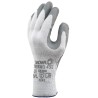 120 Paar SHOWA 451 Strickhandschuhe aus Polyacryl-BW-PE mit Latexbeschichtung in Grau, CAT 2