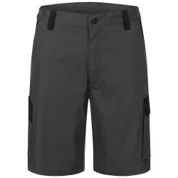 1 Stück ELYSEE Stretch-Shorts aus leichtem Material in Grau/Schwarz für optimalen Tragekomfort