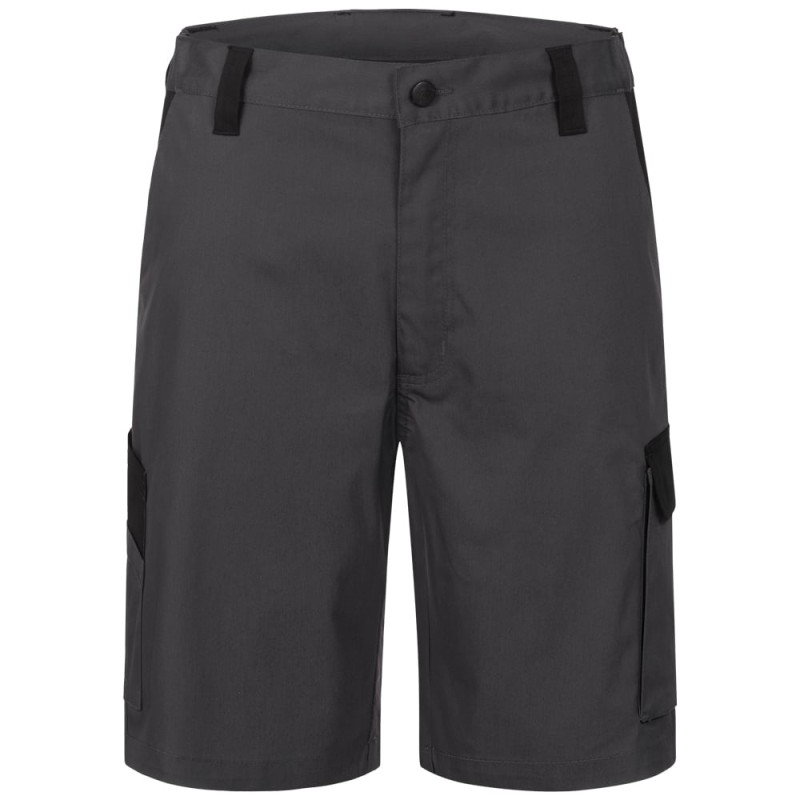 1 Stück ELYSEE Stretch-Shorts aus leichtem Material in Grau/Schwarz für optimalen Tragekomfort