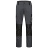1 Stück ELYSEE Stretch-Bundhose aus grauem und schwarzem Material