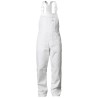 1 Stück CRAFTLAND® Latzhose aus hochwertigem Material in Weiss für optimalen Tragekomfort und vielseitigen Einsatz