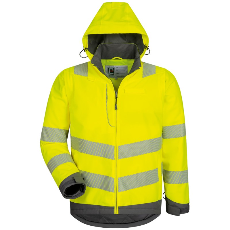 1 Stück ANDOMAR Warnschutzjacke 2-in-1 ELYSEE gelb/grau EN ISO 20471