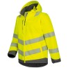 1 Stück ANDOMAR Warnschutzjacke 2-in-1 ELYSEE gelb/grau EN ISO 20471
