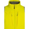 1 Stück Eberlin Warnschutz Steppjacke EN ISO 20471, gelb/grau, atmungsaktiv und reflektierend