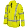 1 Stück ELYSEE® Warnschutz-Regenjacke EN ISO 20471, EN 343, gelb, wind- und wasserdicht, atmungsaktiv