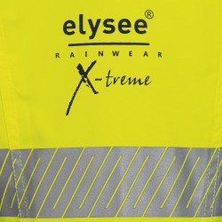 1 Stück ELYSEE® Warnschutz-Regenjacke EN ISO 20471, EN 343, gelb, wind- und wasserdicht, atmungsaktiv