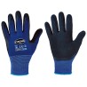 120 Paar Scott Stronghand Handschuhe aus Baumwolle und Elastan mit Latexbeschichtung in Blau/Schwarz, Kat 2