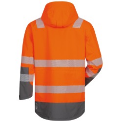 1 Stück ELYSEE Warnschutz Parka EN ISO 20471, orange/grau, für optimale Sichtbarkeit und Sicherheit bei der Arbeit