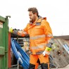 1 Stück ELYSEE Warnschutz Parka EN ISO 20471, orange/grau, für optimale Sichtbarkeit und Sicherheit bei der Arbeit