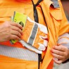 1 Stück ELYSEE Warnschutz Parka EN ISO 20471, orange/grau, für optimale Sichtbarkeit und Sicherheit bei der Arbeit