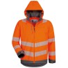 1 Stück ELYSEE Warnschutzjacke 2-in-1 aus EN ISO 20471 Material in orange/grau