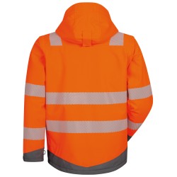 1 Stück ELYSEE Warnschutzjacke 2-in-1 aus EN ISO 20471 Material in orange/grau