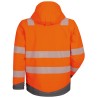 1 Stück ELYSEE Warnschutzjacke 2-in-1 aus EN ISO 20471 Material in orange/grau